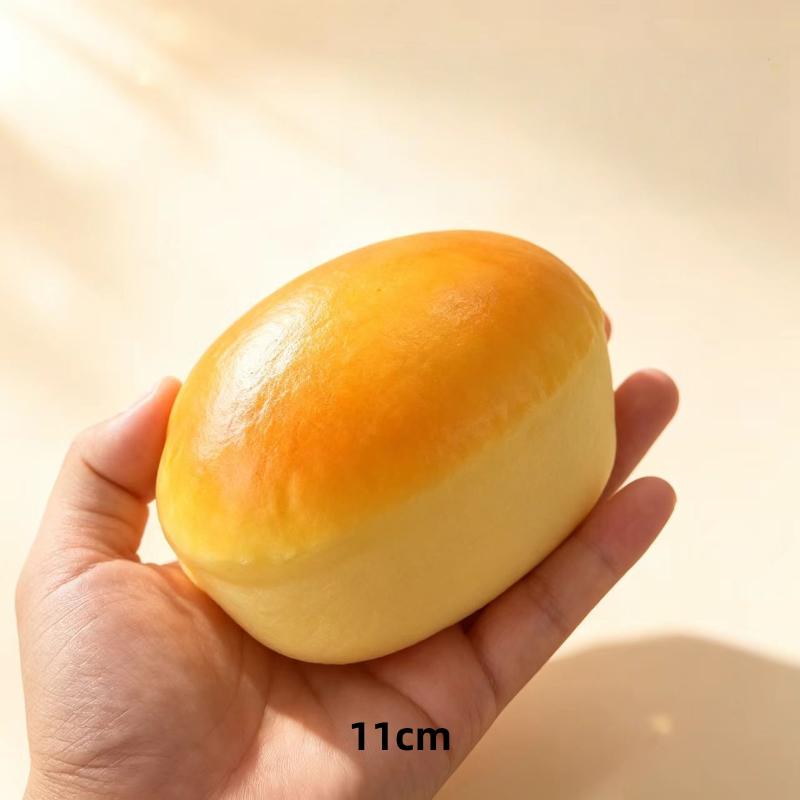 Slow Rising Squeeze Sensory Toy Soft Squeezable Bread Cheese Cake Shape  Toy for Toddlers Kids Play Stress Relief Gifts A2
