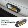 For Ford Escape Kuga 2013 2014 2015 2016 2017 2018 2019 ABS Rear Car Trunk Door Handle Bowl Cover Trim Bezel Styling Accessories