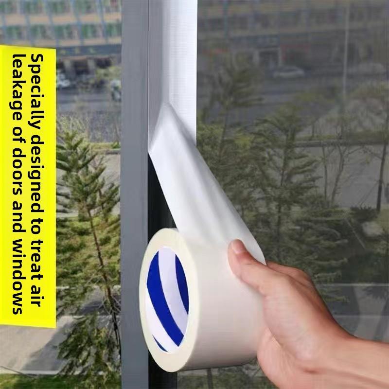 

Сверхпрочная водонепроницаемая клейкая лента - универсальный серебристо-серый клей для стен, пластика, стекла, дерева и металла 5cm*10m белый