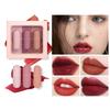 JYL Mini Lip Gloss Mirror Matte Velvet Three Series Lip Gloss Set Color Rendering Moisturizing Internet Celebrity