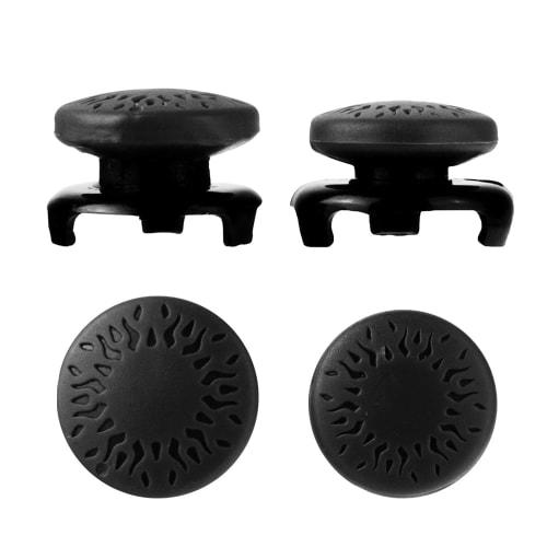 Answer FPS Stick Aiming for Switch Pro Controller (black) [Stick Height Adjustment 13.5-15mm/Diameter 17.5-19mm/Includes 10 Assist rings/Improves Aimi