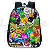 Spiele Geometry Dash Rucksäcke Wütendes Geometrie Kindergartenrucksack Kleine Schultasche Kinderrucksack Jungen Mädchen Bücherrucksack Geschenke
