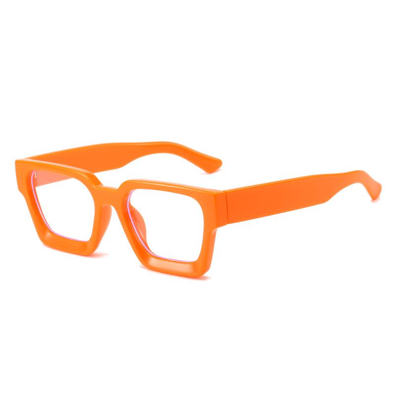2022 Stylish Square Frame Glasses: European & American Fashion, Versatile and Simple Design