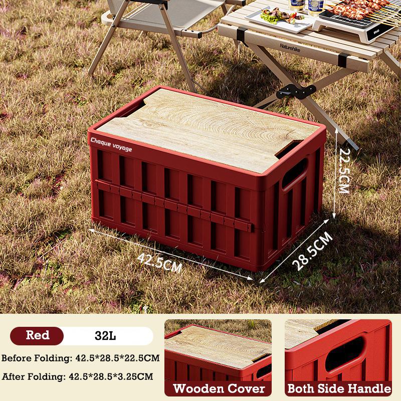 42*28*22CM Multi-functional Storage Box Large Capacity Foldable Storage Box for Outdoor Camping Sundries Organizer Car Trunk Box
