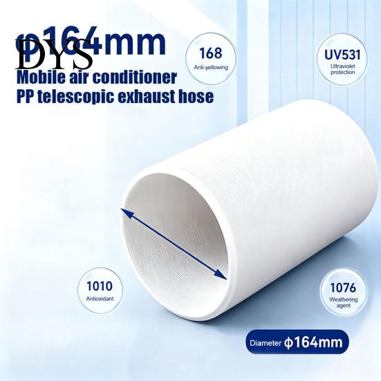 Heat Resistant Air Conditioner Hose Portable Exhaust Hose, 5.9 Inch Diameter Universal Replacement Duct High Temperature for Mobile AC Unit,