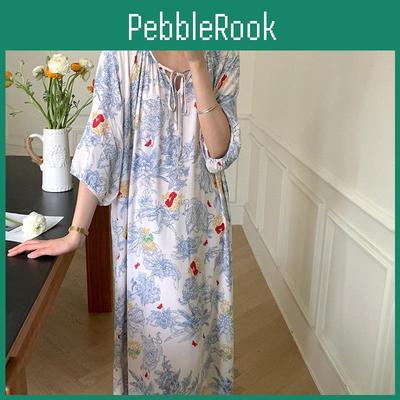Silk Womens Cotton Nightwear Nightgowns Summer Dress Loose Sleepshirt Plus Size Pajamas Comfortable Lounge Wear