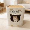 Double Layer Cat House Felt Cat Scratching Board Creativity Cat Castle Bed  Cat Supplies