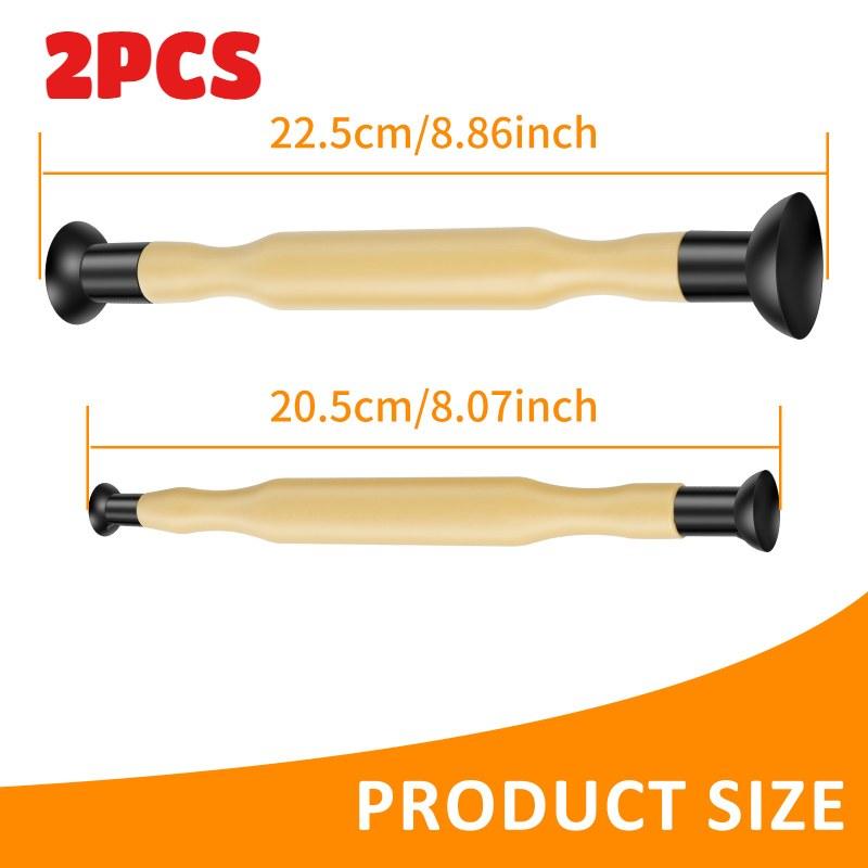 2PCS Valve Lapping Set Rubber Valve Lapping Grinding Stick Control Valve Lapping Compound Kit Engine Valve Auto Motorcycle Tool