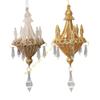 Shatterproof Acrylic Crystal Chandelier Christmas Tree Decorations Festival Hanging Ornament For Tree Mantels Display 55KF