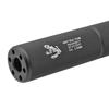 [Ryohin Buhin] 14mm CCW Thread Compatible Tactical Silencer for Airsoft Guns, Navy SEAL Engraved, Aluminum Alloy - Matte Black