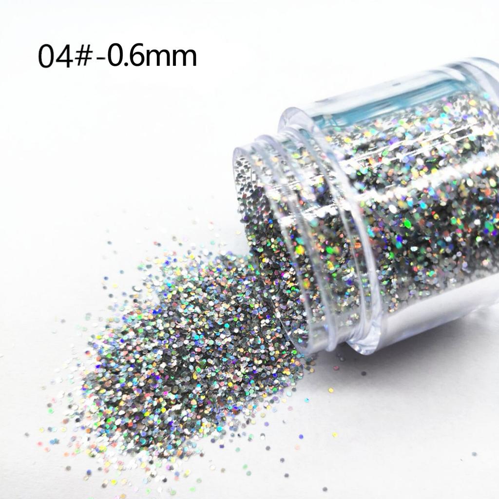 Multicolor Nail Glitter Bottled Manicure Colorful Sequins/Colorful/04# 0.6mm