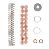 45 Pcs Set Plasma Cutting Torch Electrode Tip Kit Electrodes Tips Shield Cap Standoff Guides Swirl Rings for IPT60