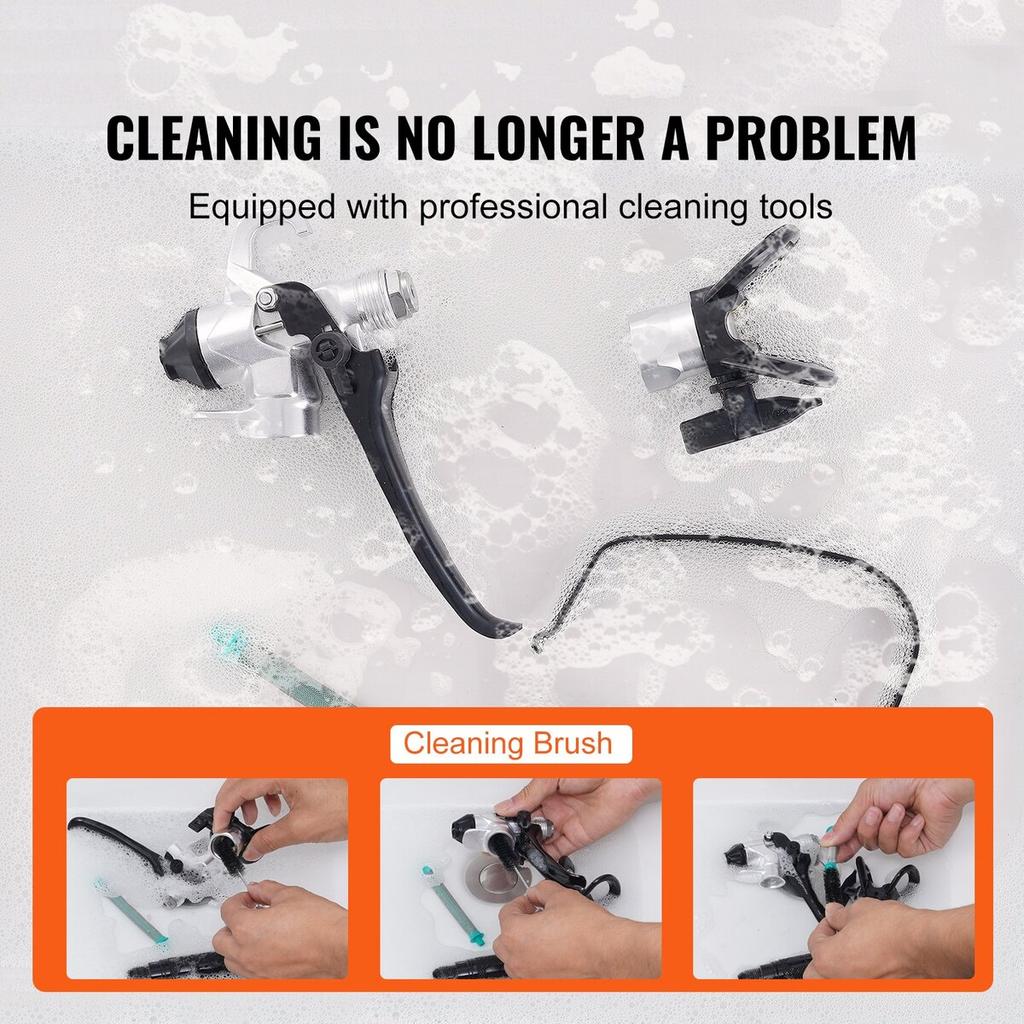 Stand Airless Paint Sprayer, 750W 3000PSI High Efficiency Electric Airless Sprayer With Cart, Fine And Even Painting Effect, Paint Sprayers for Home