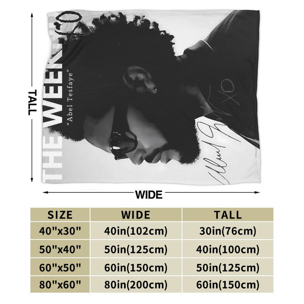 The Weeknd Xo Album Blanket Decorative Flannel Throw Blanket For Home Decor Warm Custom Diy Quality Bedspread Birthday Gift