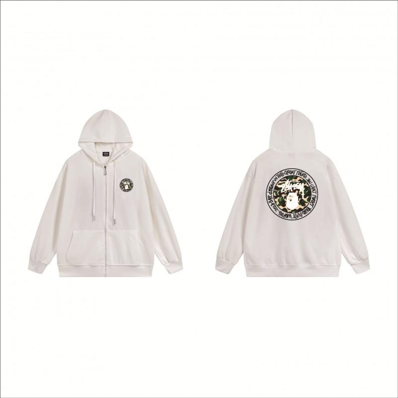 Stu Print Kapuzenpullover Langarm Herren Damen Winter Freizeit Übergroß Pullover
