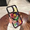 Colored letters Acrylic hard shell For iPhone16 16pro 15ProMax 11 12 13pro 14 Plus Multi functional lens phone holder phone case