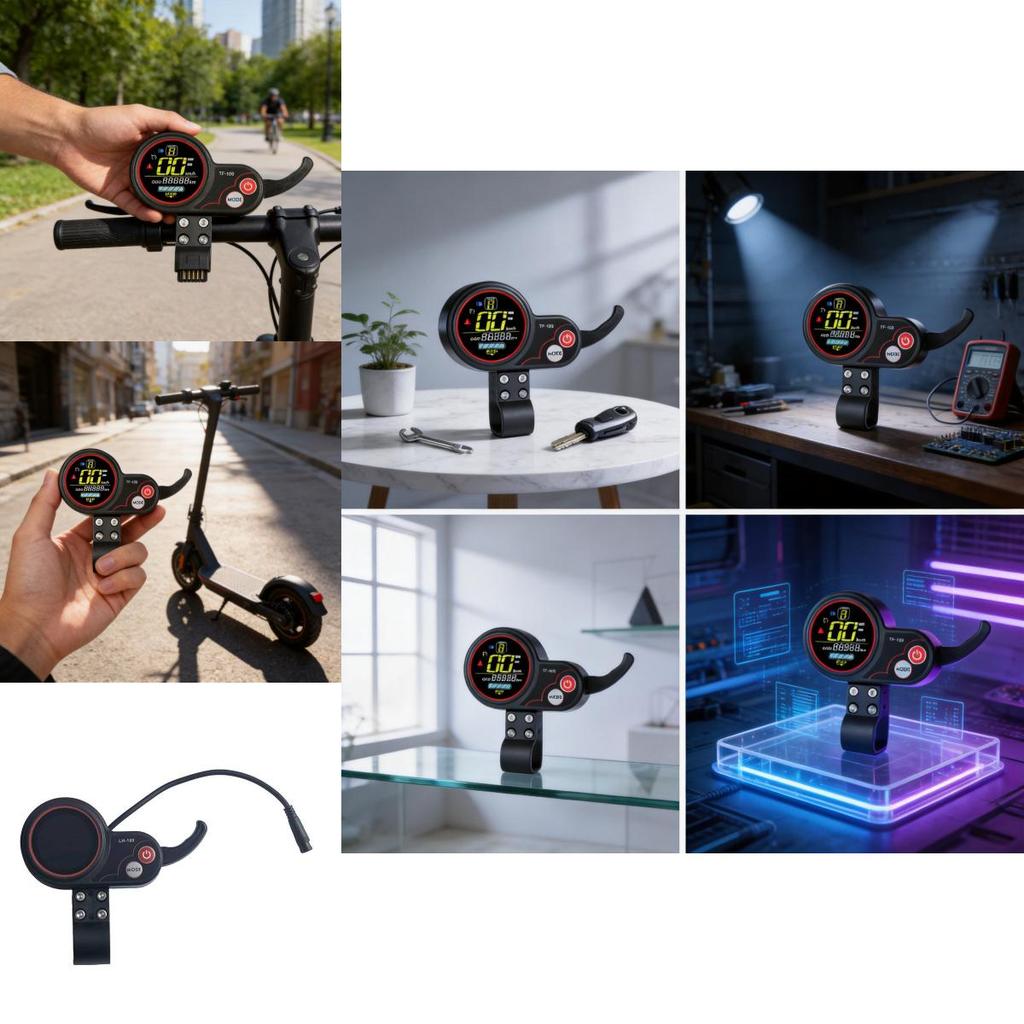 Electric Scooter Instrument Panel With Alloy Material For Precise Control