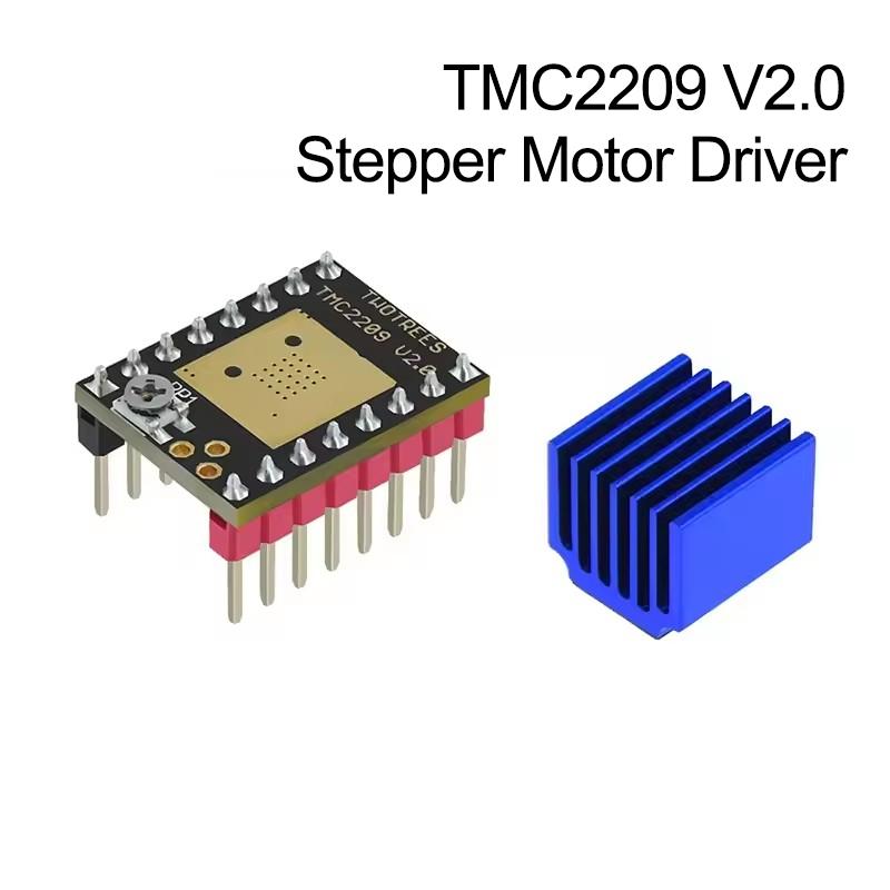 3D Printer Parts for TMC2209 V2.0 Driver Nema17/23 Stepper Motor Driver Step Stick 2.5A UART Ultra Silent MKS Robin Nano Tinybee