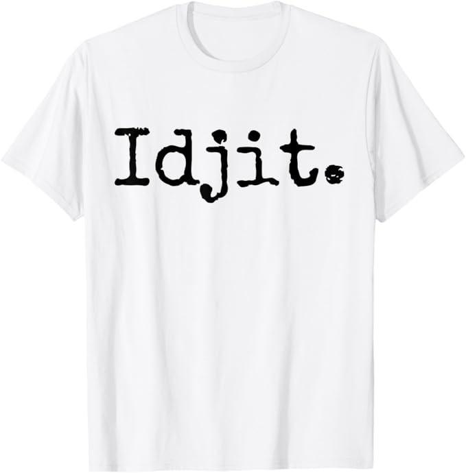 Idjit Футболка по сериалу Сверхъестественное Унисекс Футболка S