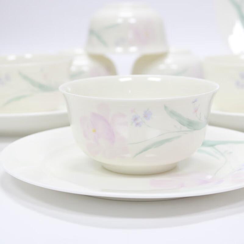 Flower Fairy Bone China 24-Piece Dinnerware Set