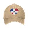 Dominican Republic Flag Baseball Caps Vintage Distressed Washed Snapback Hat Unisex Summer Adjustable Caps Hat