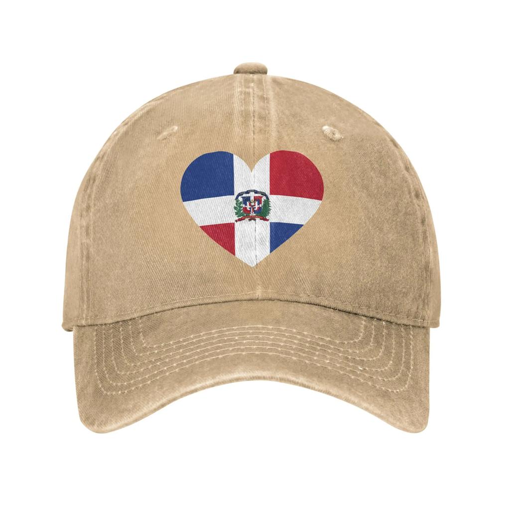 Dominican Republic Flag Baseball Caps Vintage Distressed Washed Snapback Hat Unisex Summer Adjustable Caps Hat