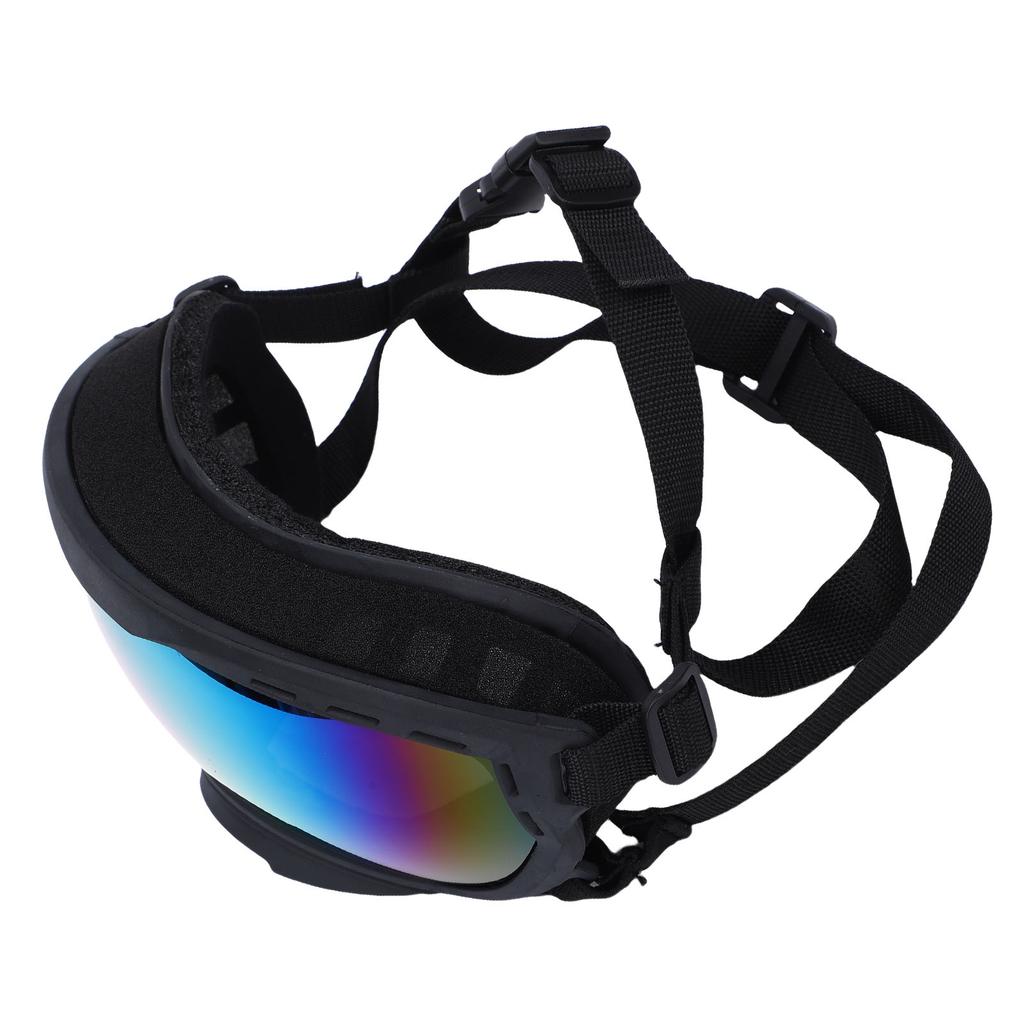 Dog Sunglasses for Large Breeds PC Sun Proof Wind Proof Pet Goggles with Adjustable Strap for Outdoor Driving Skiing