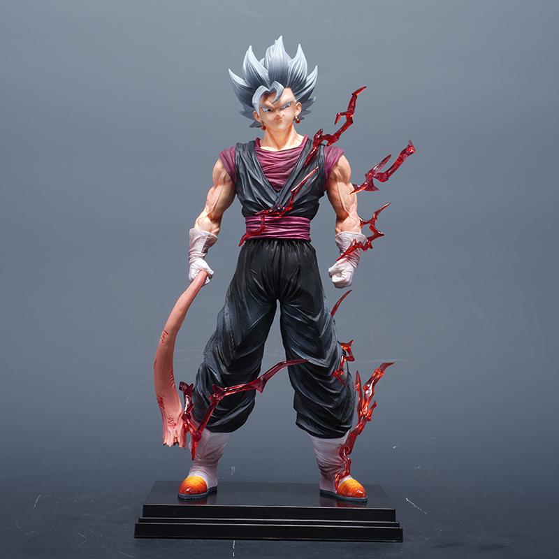32cm Hb Vegetto Weekly Color Statue Dragon Ball Anime Figure Goku Vegeta Combination Ornament Pvc Anime Toys Model Children Gift