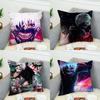 Anime Tokyo Ghoul Pillow Case For Car Sofa Decorative Home Doublesided Print Plush Square Throw Pillow Cushion Cover