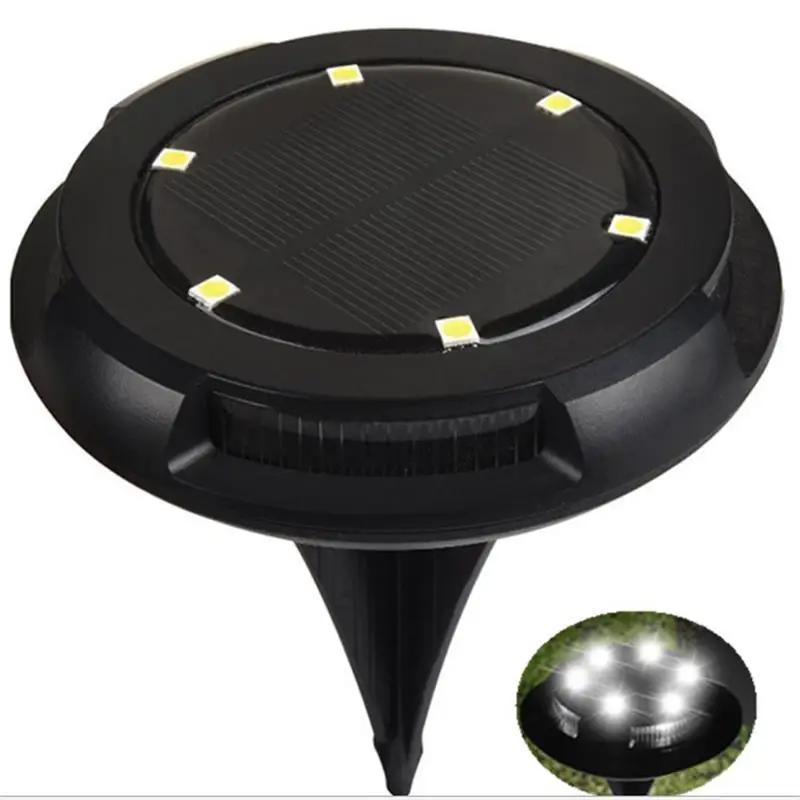 12LED Solar Underground Light Circular Outdoor Garden Solar Underground Light Deck Light Buried Solar Light Garden Decoration