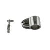 Mirror Polished Stainless Steel 316 Spring Plunger Slide Sleeve for Yacht Bimini Top Hardware