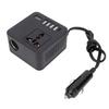 Car Power Inverter 150W DC 12V 24V To AC 110V 220V Vehicle Power Inverter Charger with 4 USB and 1 Type C Ports