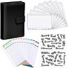 A6 Budget Binders Planner 6 Hole 8 Zipper Envelopes 2 Stickers In One  NoteBook Wallet  For Save Money Organizer  Cash System