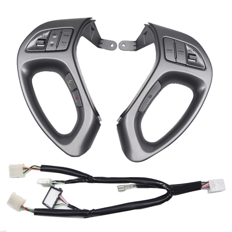 For Hyundai Tucson IX35 2010-2015 Multi-function Steering Wheel Buttons Light Gray Volume Adjustment Cruise Speed Buttons