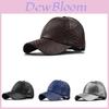 Fashionable Unisex Baseball Cap With Crocodile Pattern Pu Leather Adjustable Hat For Autumn And Winter Sun Protection