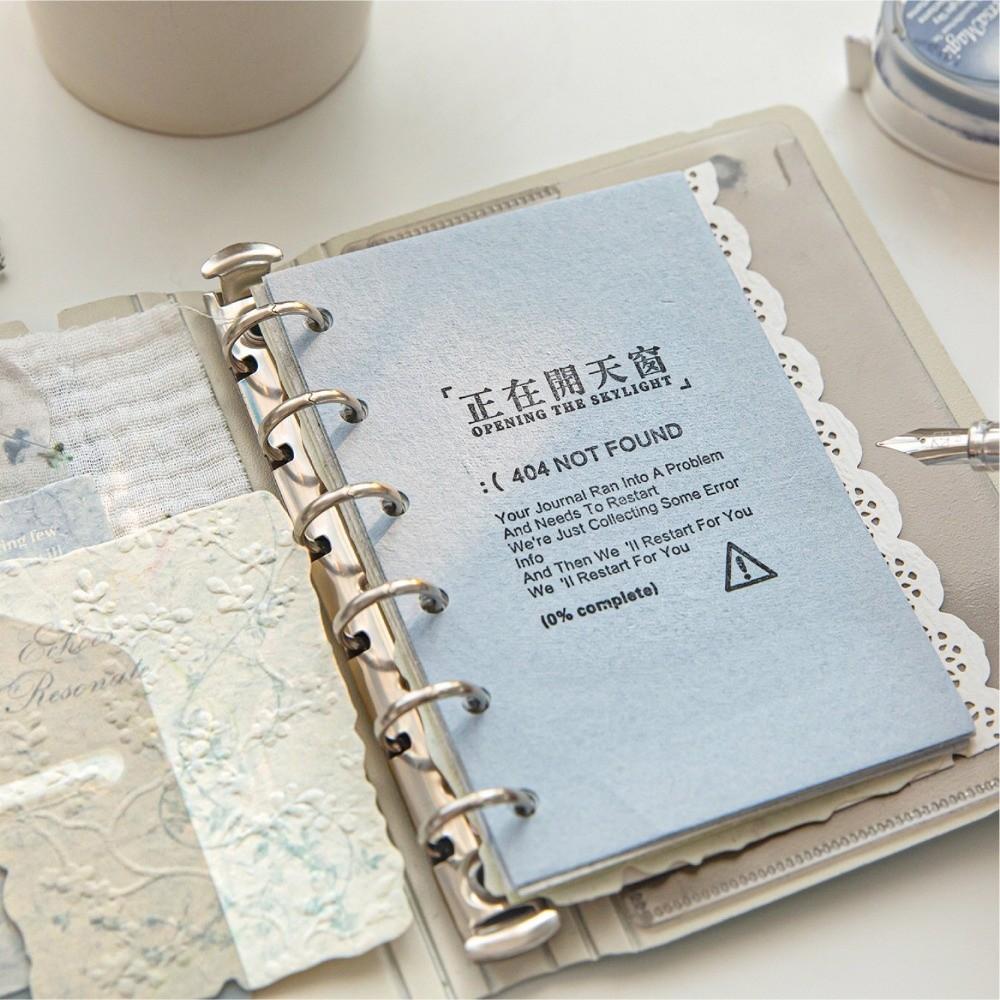 Morandi Pastel Texture Scrapbook Decoration Paper Decorative Planner Sticker Stationery