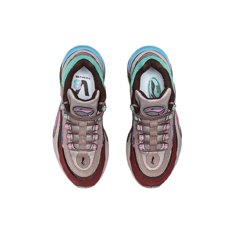 Li Ning V8 Breathable Low top Running Shoes Women's Taupe ARHP286-2