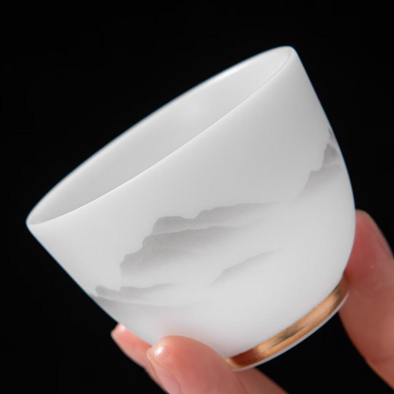 Chuwu Ice Jade Porcelain Master Tea Cup