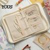 Removable Storage Pages Jewelry Organizer, with Zipper And Design, Portable Flexible Space Organizer Travel Bag for Necklaces Rings Earrings Bracelets