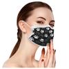 50PCS Adults Cute Casual Cat Prints Breathable 3 -Layer Disposable Mask