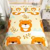 New Cute Farm Animals Duvet Cover King Size Cartoon Sheep Quilt Cover for Kids Boys Girls Teens Cute Animal Bed Set 3 Piece Set
