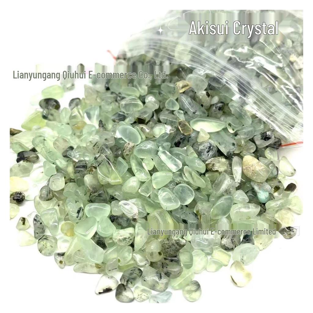 Prehnite Crystal Stone for Purifying/Demagnetizing - Ideal for Fish Tanks, Flower Pots, or Buddha Offerings