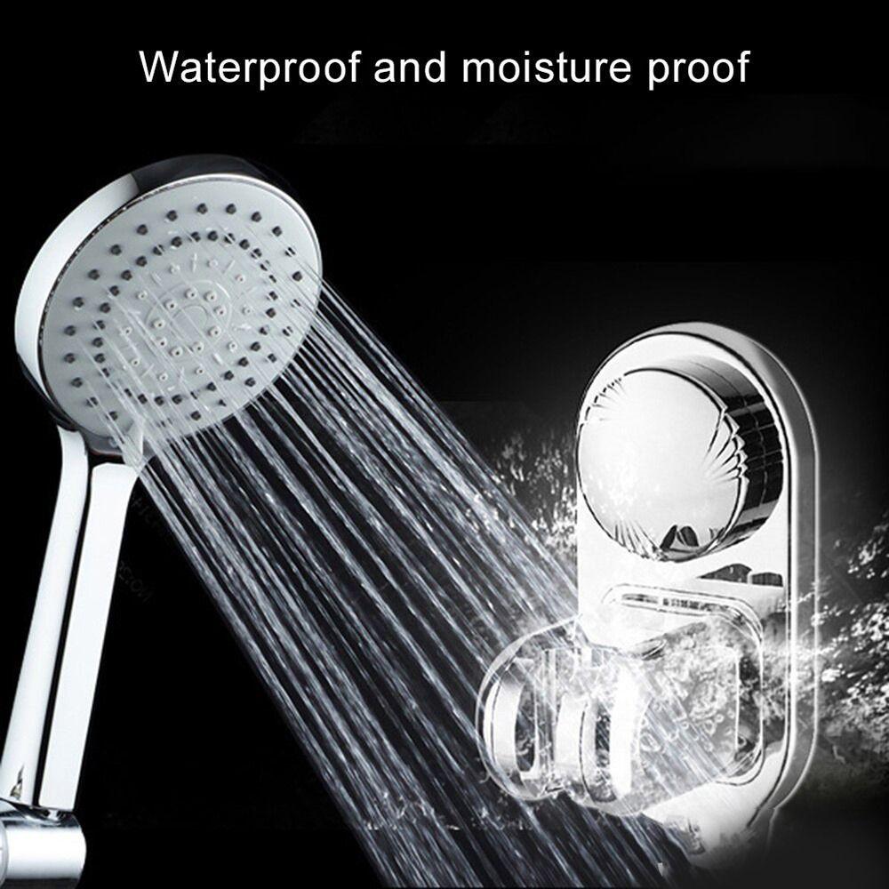 No Punching Shower Bracket Wall Mounted Suction Cup Adjustable Showerhead Rack  Base
