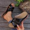 Fashion Comfortable White Platform Slippers for Women Fashion PU Leather Braided Wedge Sandals Woman Summer Casual Non Slip Beach Slides