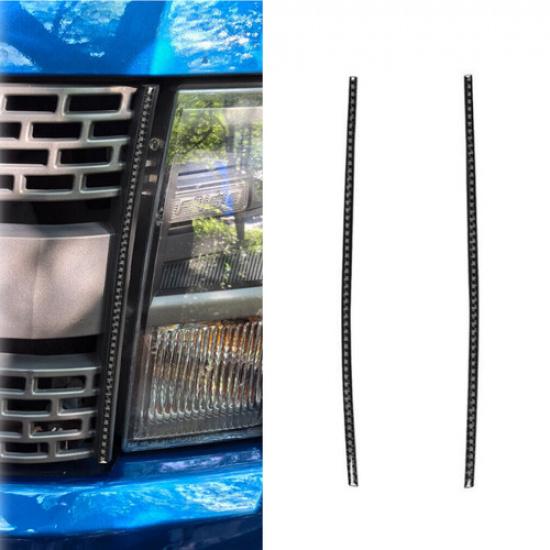 Real Carbon Fiber Front Grille Both Sides Strip Cover For Ford F-150 2009 Raptor