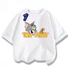 Summer 2026 Boys Girls T-Shirt Tom Jerry Short Sleeve for Boys Girls Children Tops Back To School