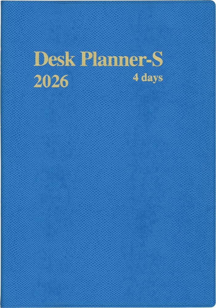 

Hakubunkan 2026 A5 Desk 4 232 January Planner, Small, Days, Blue, No. (Starts 2026) синий