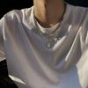 Layered Cuban Chain Necklace Silver Stainless Steel VENUS Coin Pendant Hip Hop Unisex Jewelry