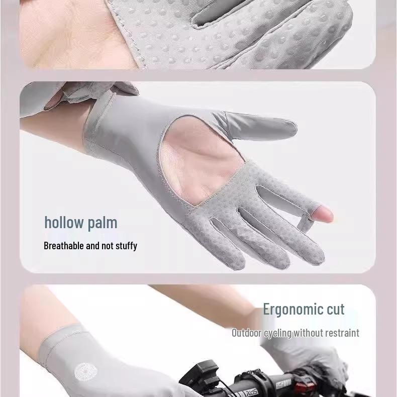 New Arrival Sun Protection Fingerless Gloves - UV Shield for Driving