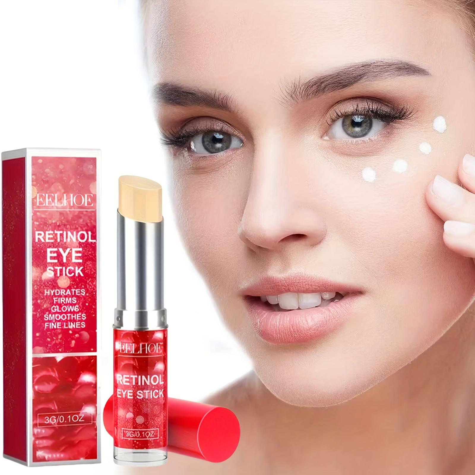 

Retinol Eye Cream Stick Moisturizing Eye Cream Firming & Hydrating Alcohol-Free with Glycerin & Vitamin E, Perfect for Gift Giving 1pc